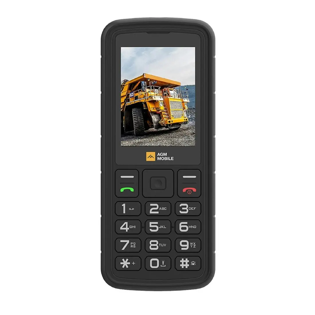 AGM M9 Rugged Feature Phone 4G (Dual Sim, 2.4'', IP69) - Black