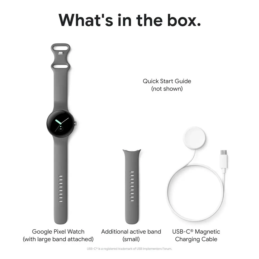 Google Pixel Watch Matte Black Stainless Steel with Obsidian Active Band