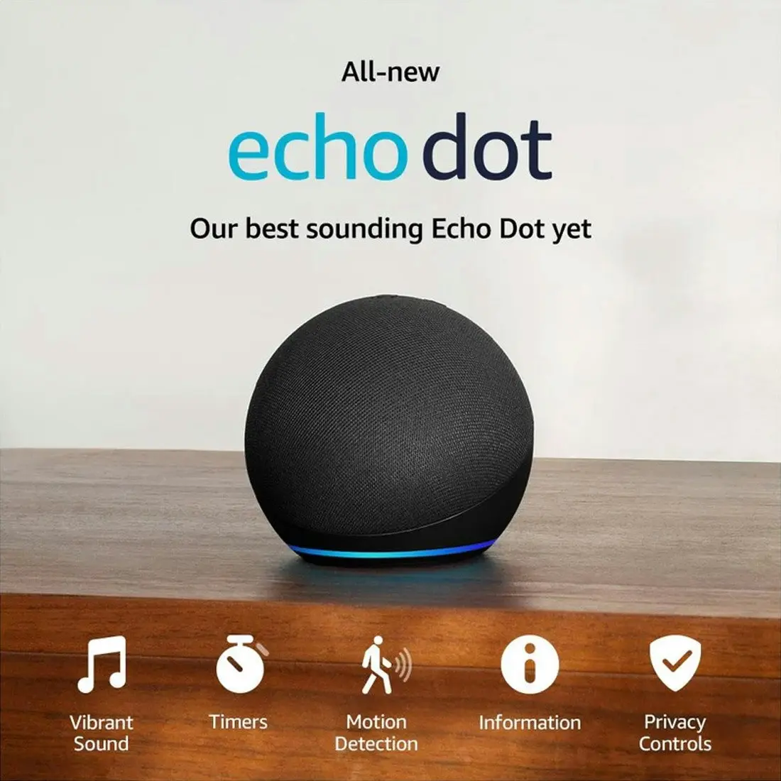 Amazon Echo Dot Smart Speaker & Alexa (5th Gen)