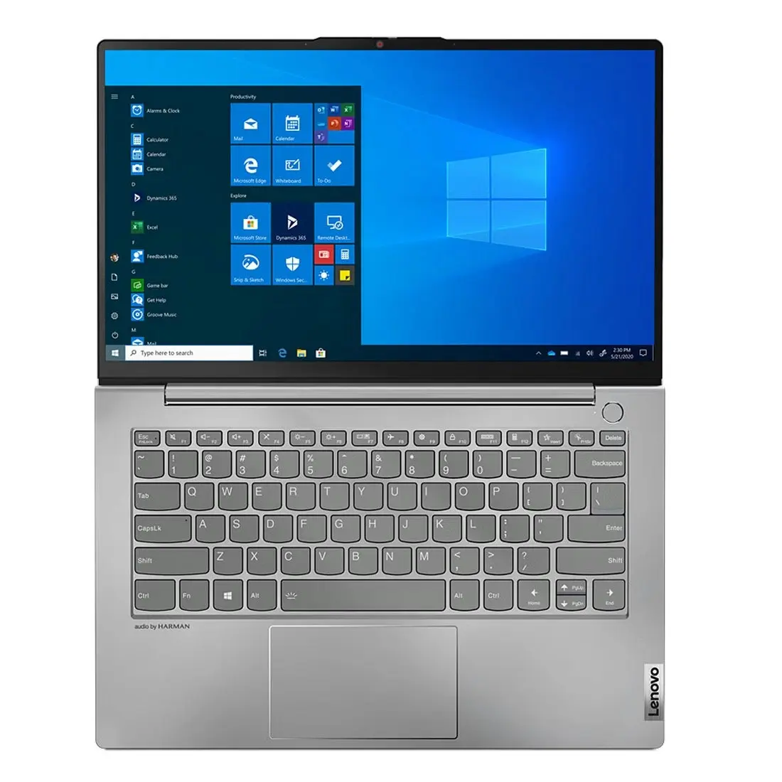 Lenovo ThinkBook 14s G2 Notebook (14", i5, 256GB/8GB, Win 10 Pro) - Grey