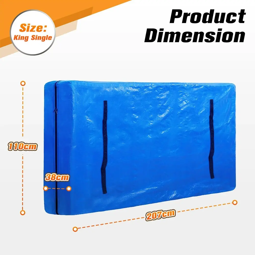 Mobi Mattress Bag Easy Moving Waterproof Protector Dust Cover King Single Size