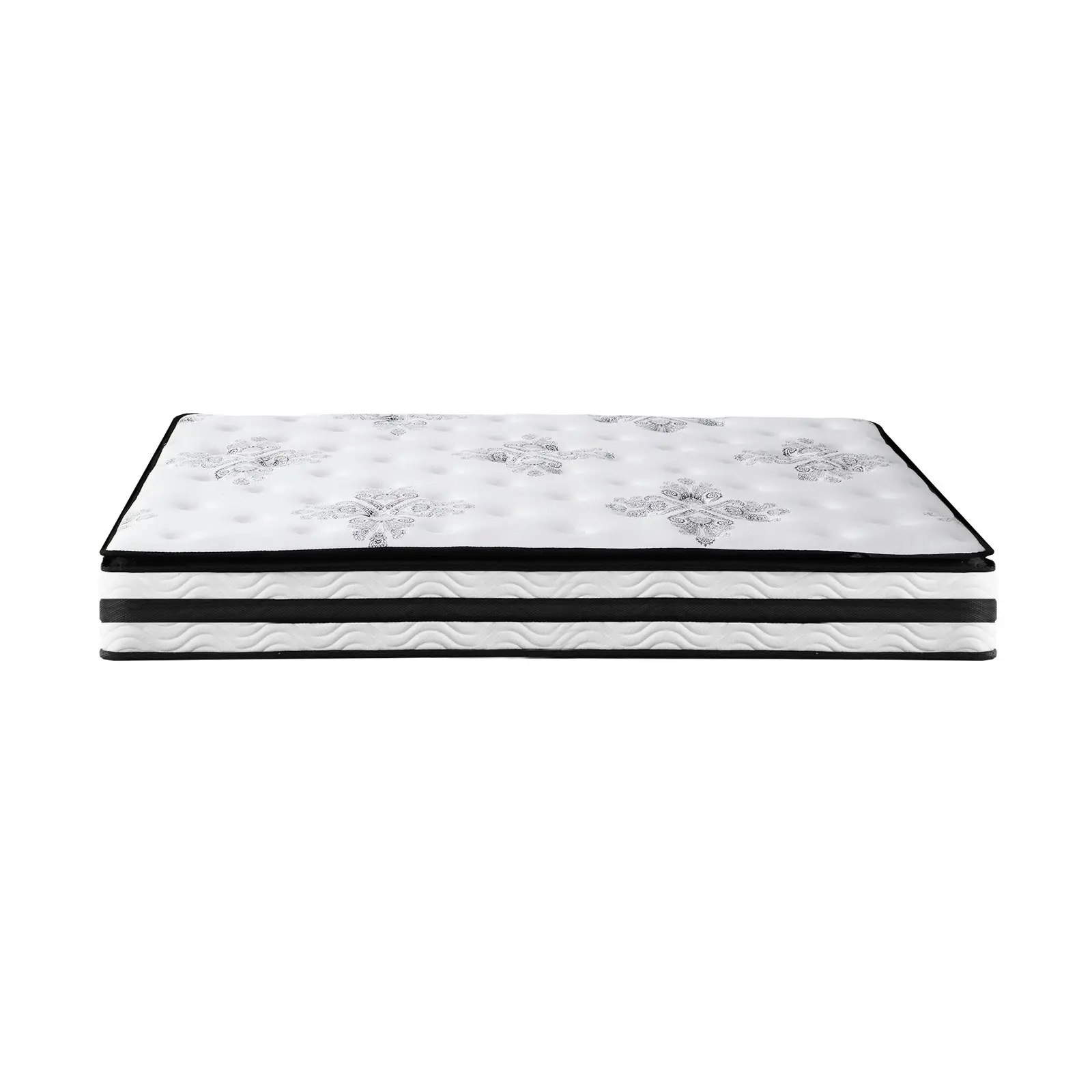 Bedra Queen Mattress Breathable Luxury Bed Bonnell Spring Foam Medium 22cm