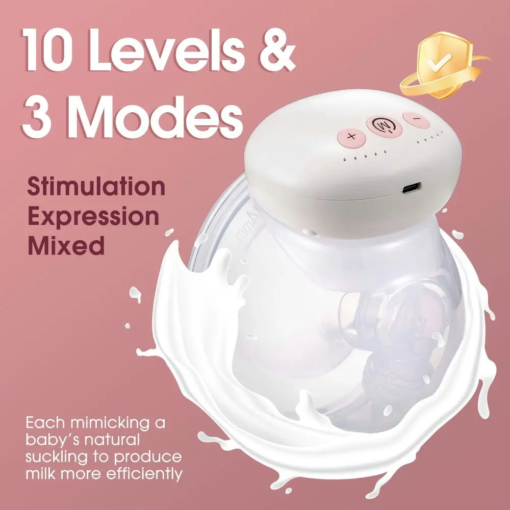 Playpals Wearable Electric Breast Pump USB Pain Free Hands-Free Automatic Milker