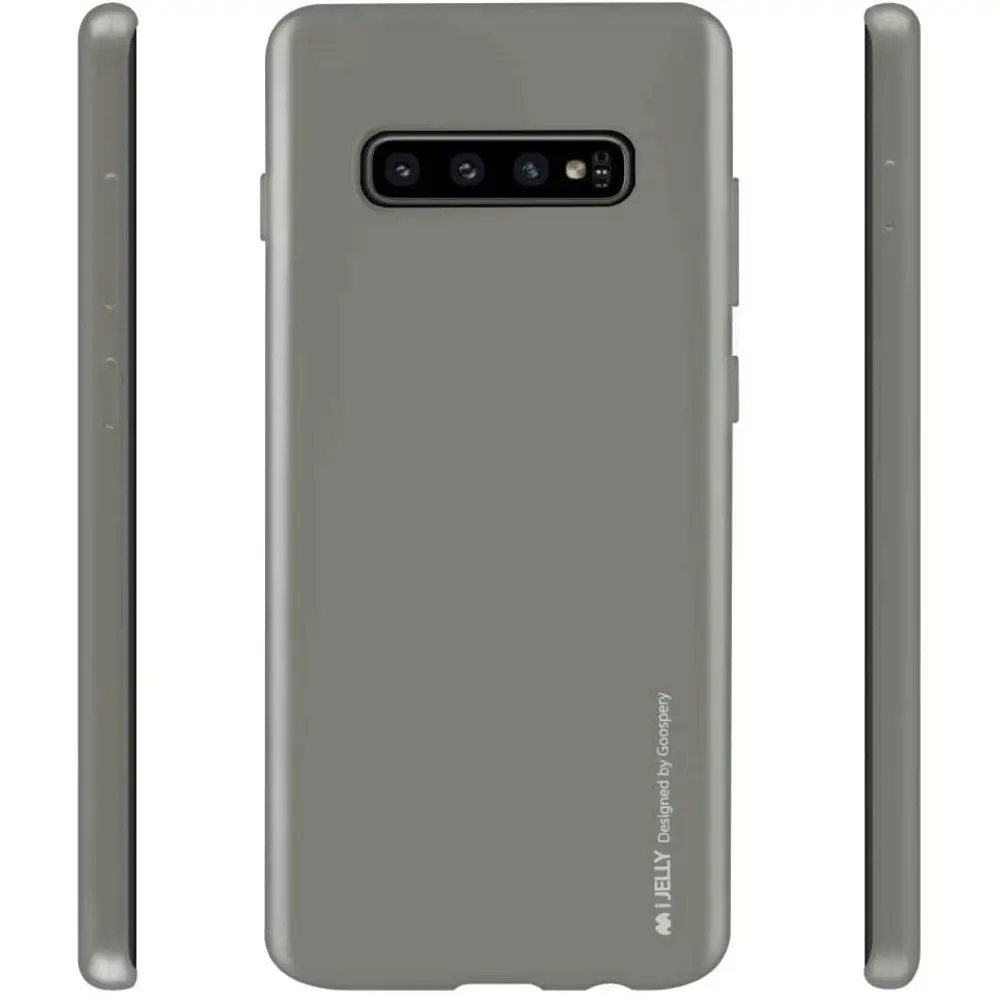 Goospery Metallic TPU Case for Galaxy S10+ 6.4" - Grey