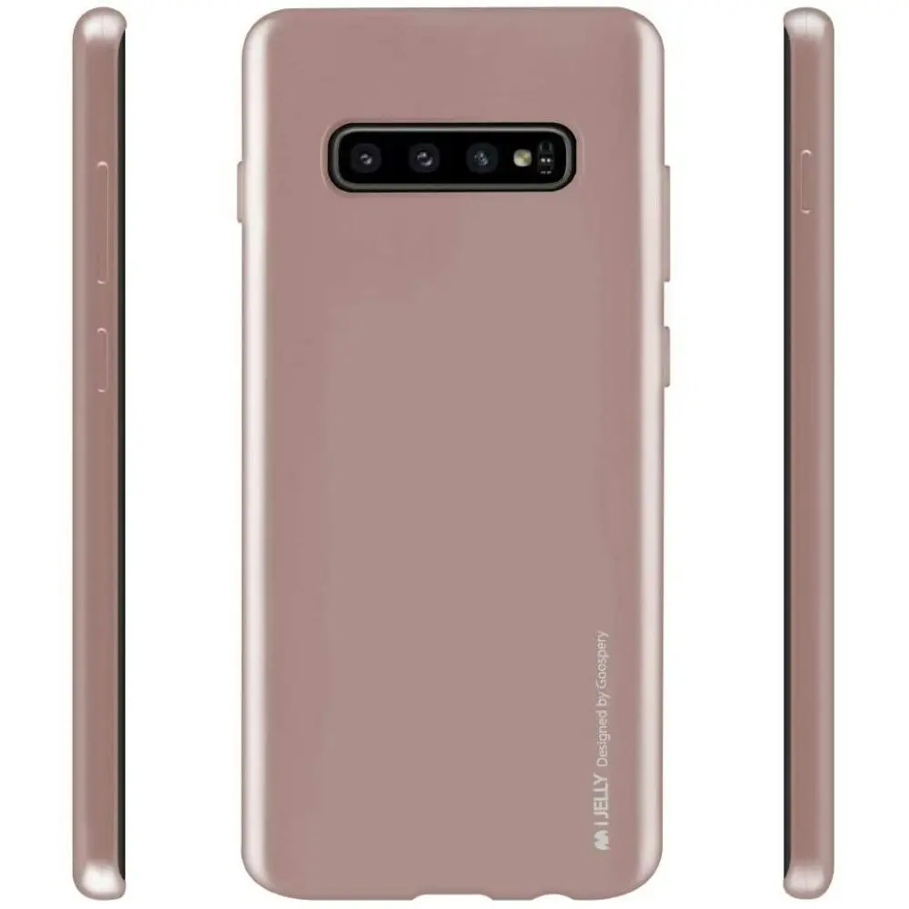 Goospery Metallic TPU Case for Galaxy S10+ 6.4" - Gold