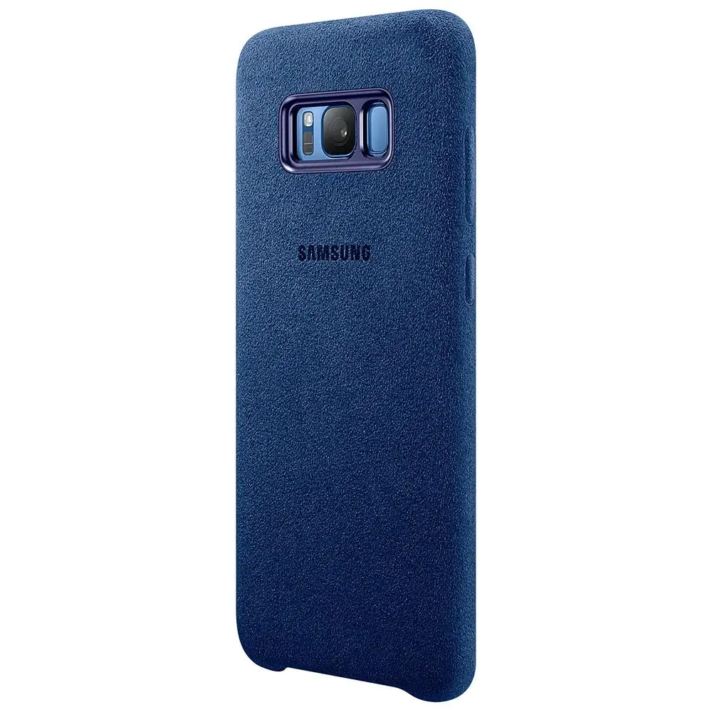 Samsung Galaxy S8+ Alacantara cover - Blue