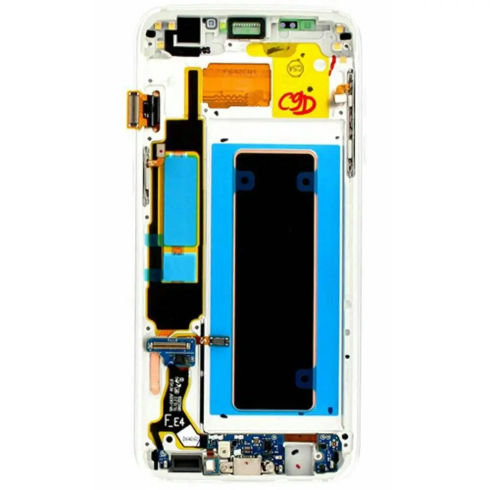 Samsung Galaxy S7 Edge G935 Original LCD With Digitizer Complete - Silver