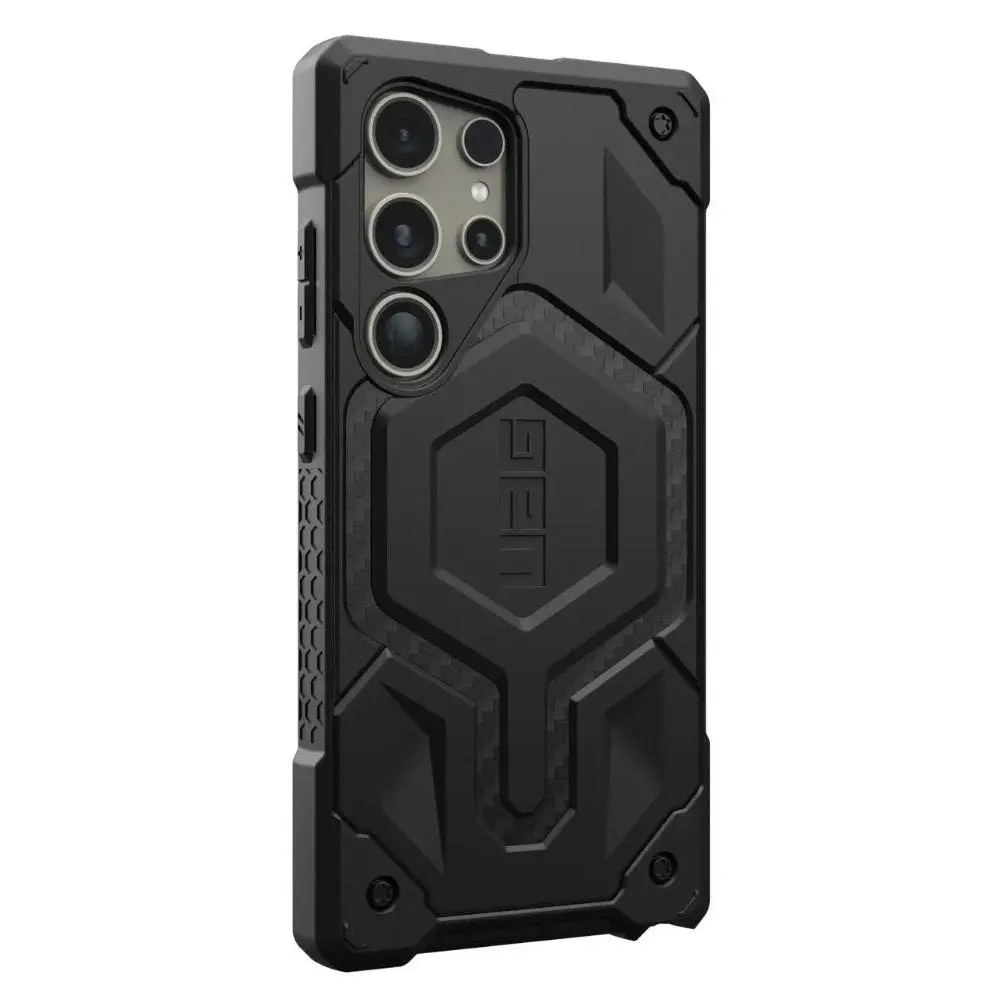 UAG Monarch Case For Galaxy S24 Ultra - Carbon Fiber