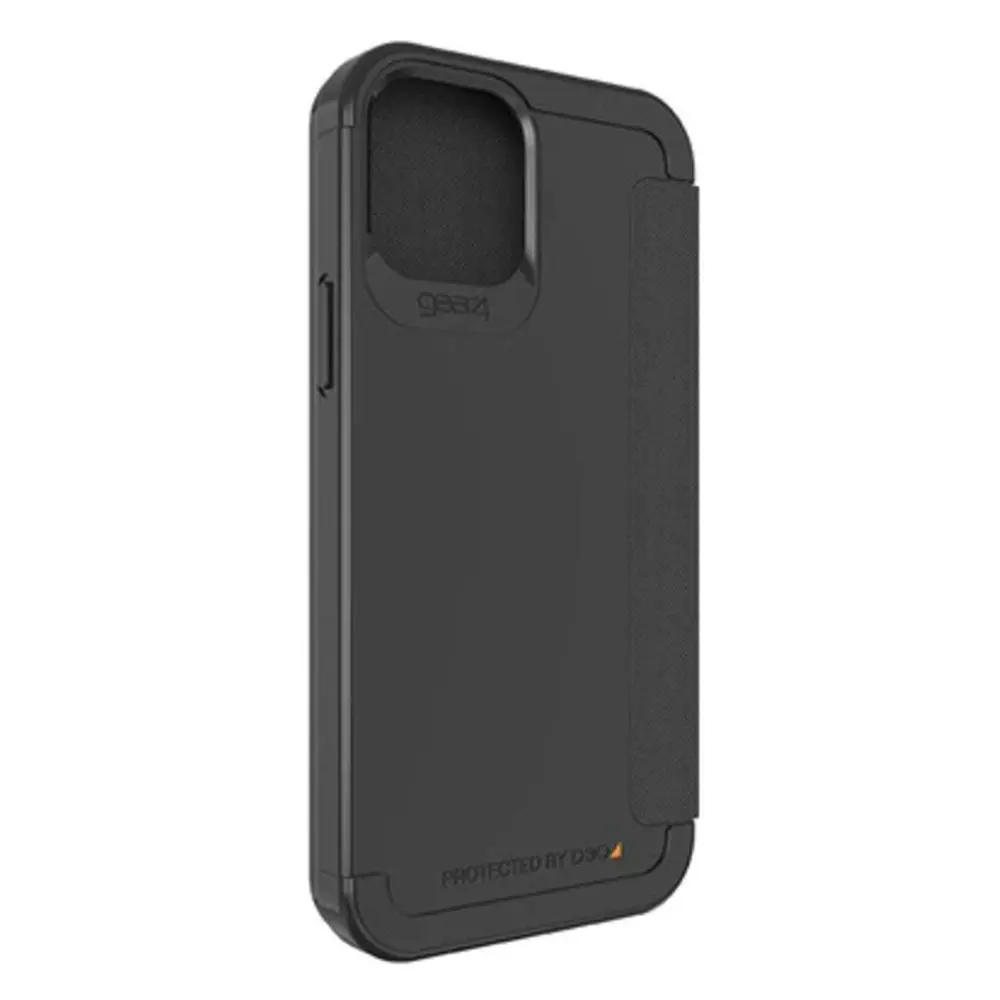 Gear4 Wembley Flip Case for iPhone 12/12 Pro 6.1" - Black