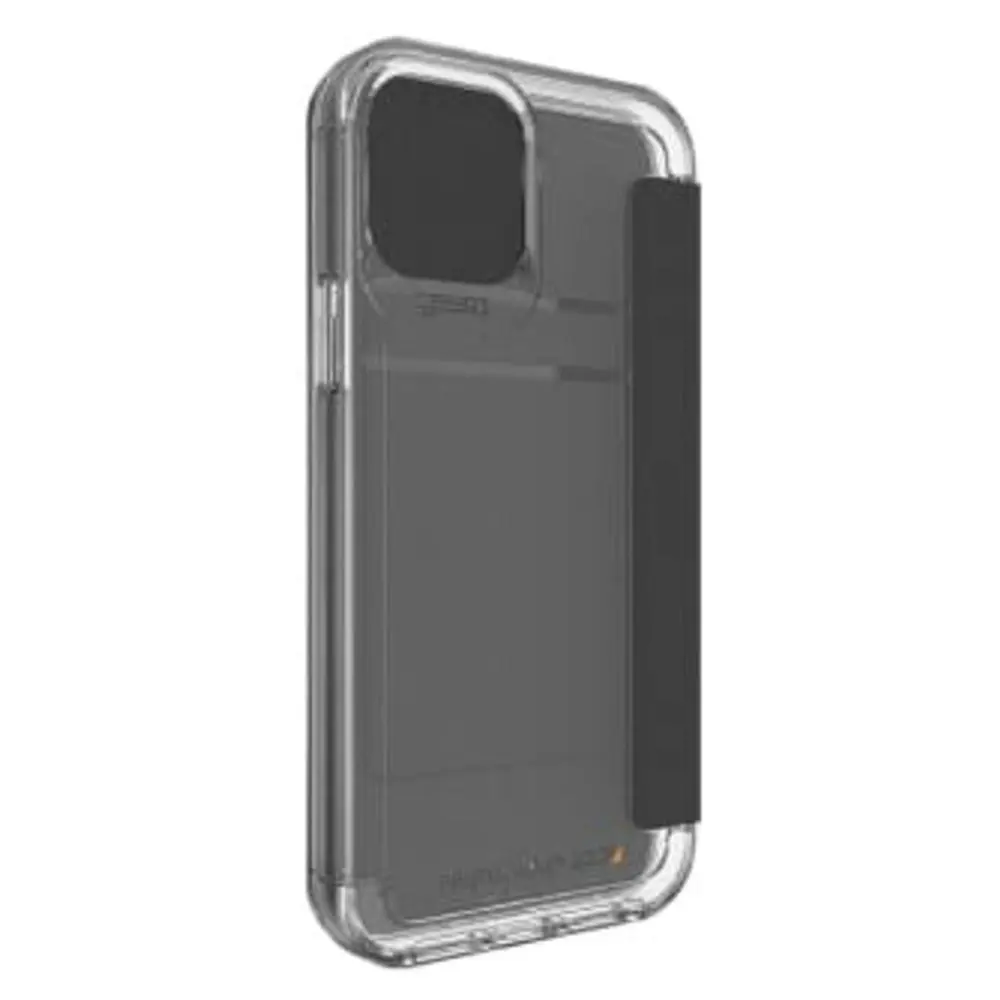 Gear4 Wembley Flip Case for iPhone 12/12 Pro 6.1" - Black/Clear