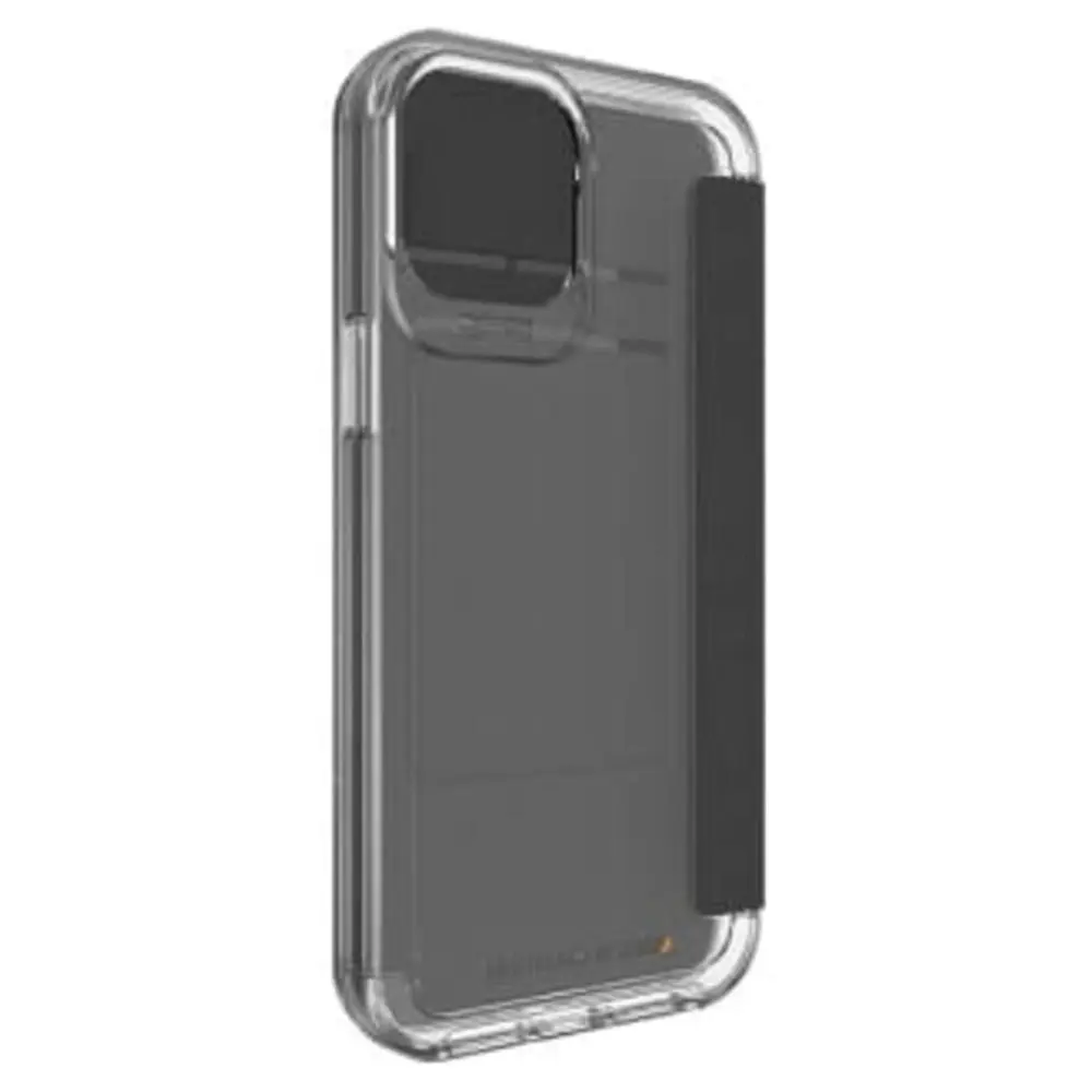 Gear4 Wembley Flip Case for iPhone 12 Pro Max 6.7'' - Clear/Black