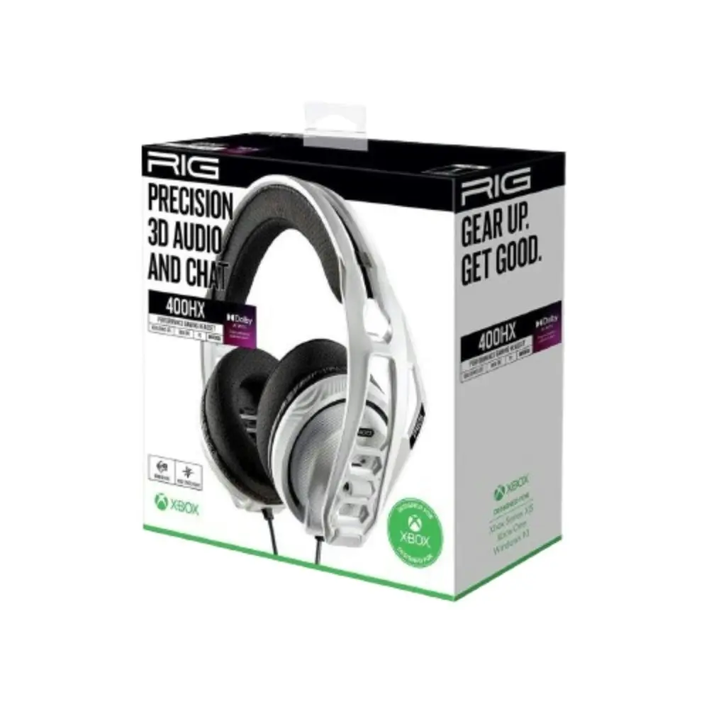 RIG 400 HX Wired Gaming Headset - White