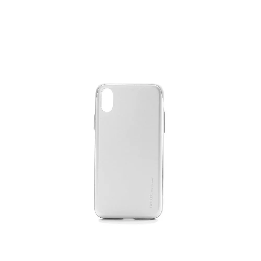 Sky Slide Bumper Case With Card Slot For iPhone 11 Pro 5.8" - White