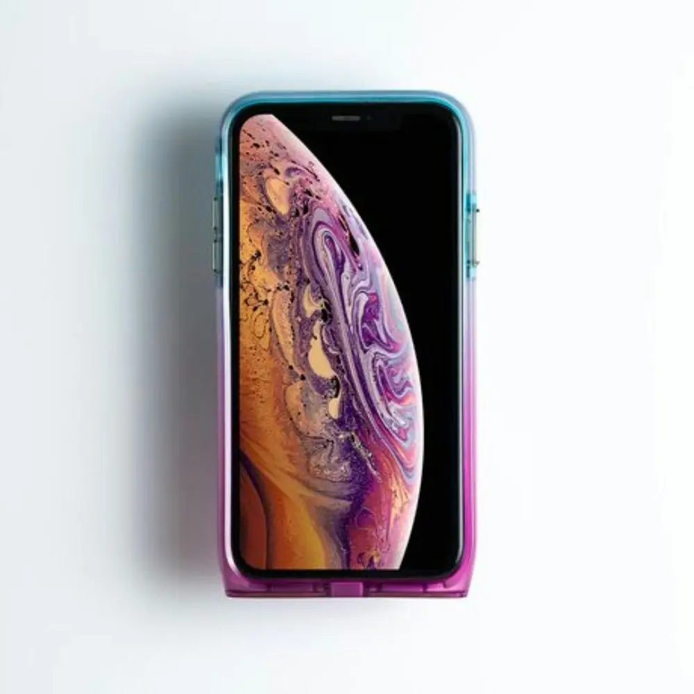 Bodyguardz Harmony Protective Case For iPhone XS Max 6.5" - Clear/Purple