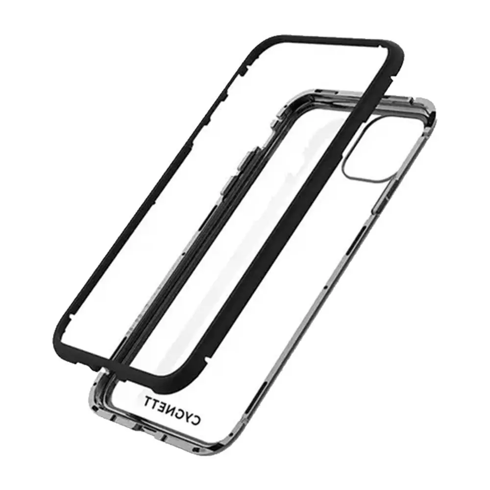 Cygnett Ozone Magnetic Glass Case For iPhone 11 Pro Max 6.5" - Clear/Black