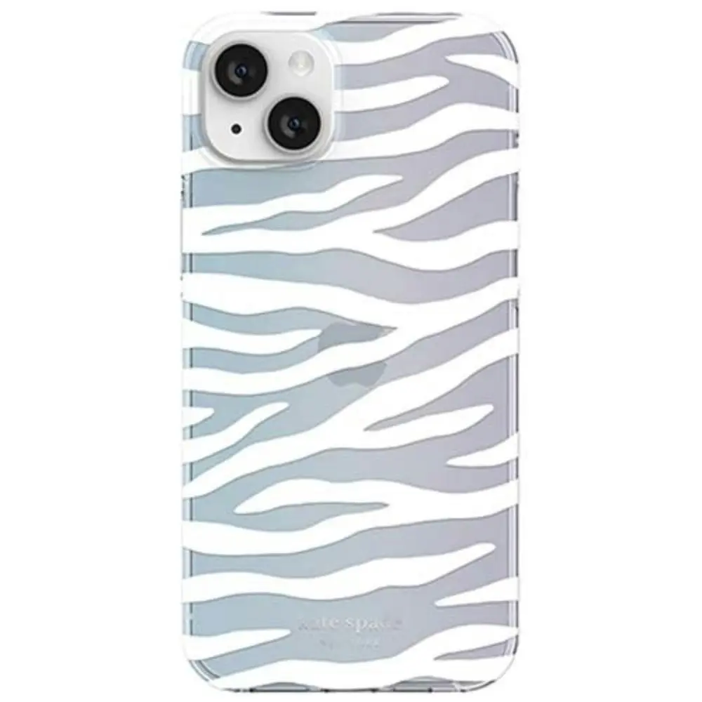 Kate Spade Hardshell Case For iPhone 14+ 6.7" - White Zebra