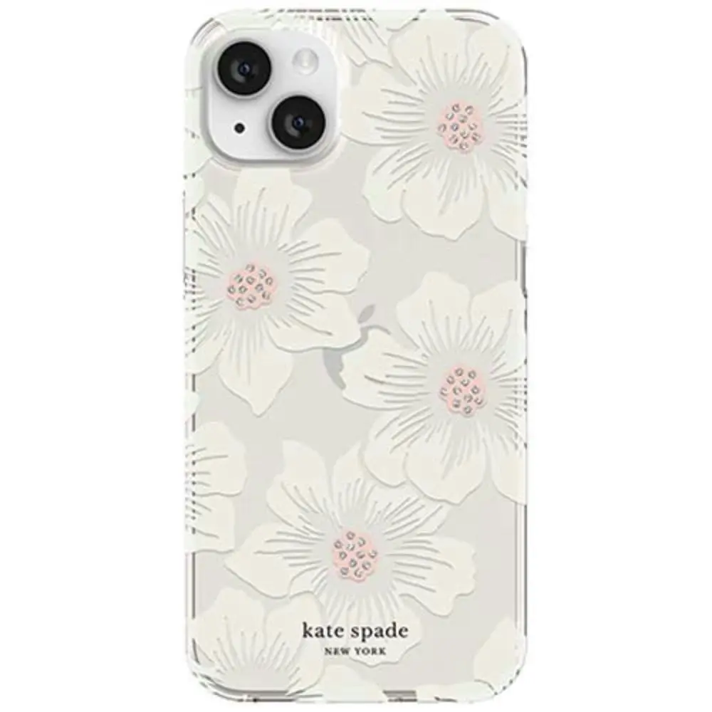 Kate Spade Hardshell Case For iPhone 14+ 6.7" - Hollyhock Floral