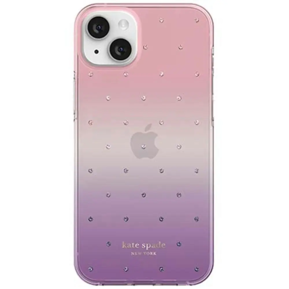 Kate Spade Hardshell Case For iPhone 14+ 6.7" - Ombre Pin Dot