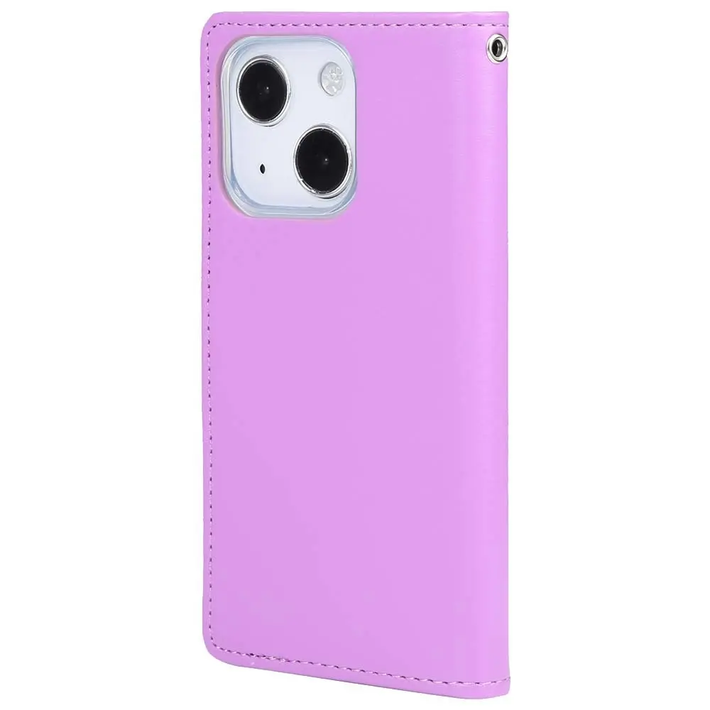 Goospery Rich Diary Book Case For iPhone 14 Plus 6.7" - Purple