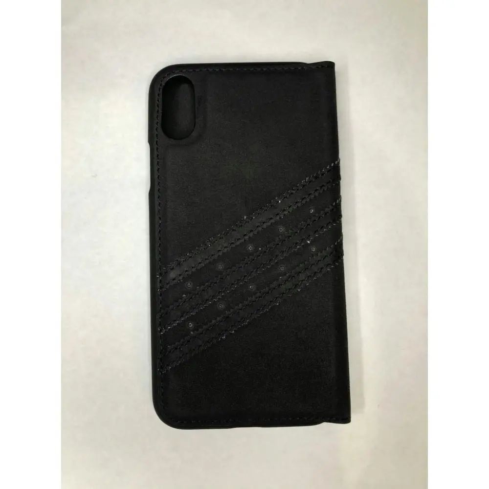 Adidas Original Booklet Case For iPhone X - Black / White