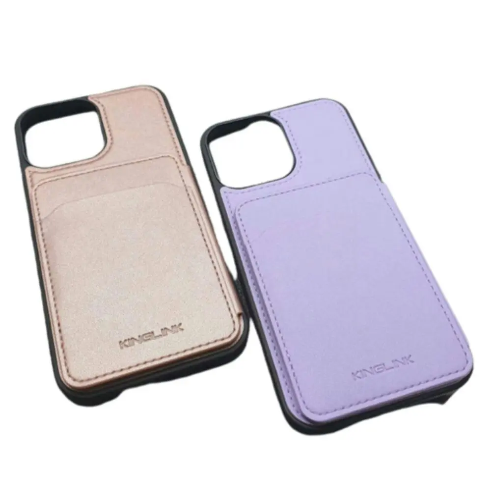 King Link Urban Diary Case For iPhone 15 6.1" - Purple