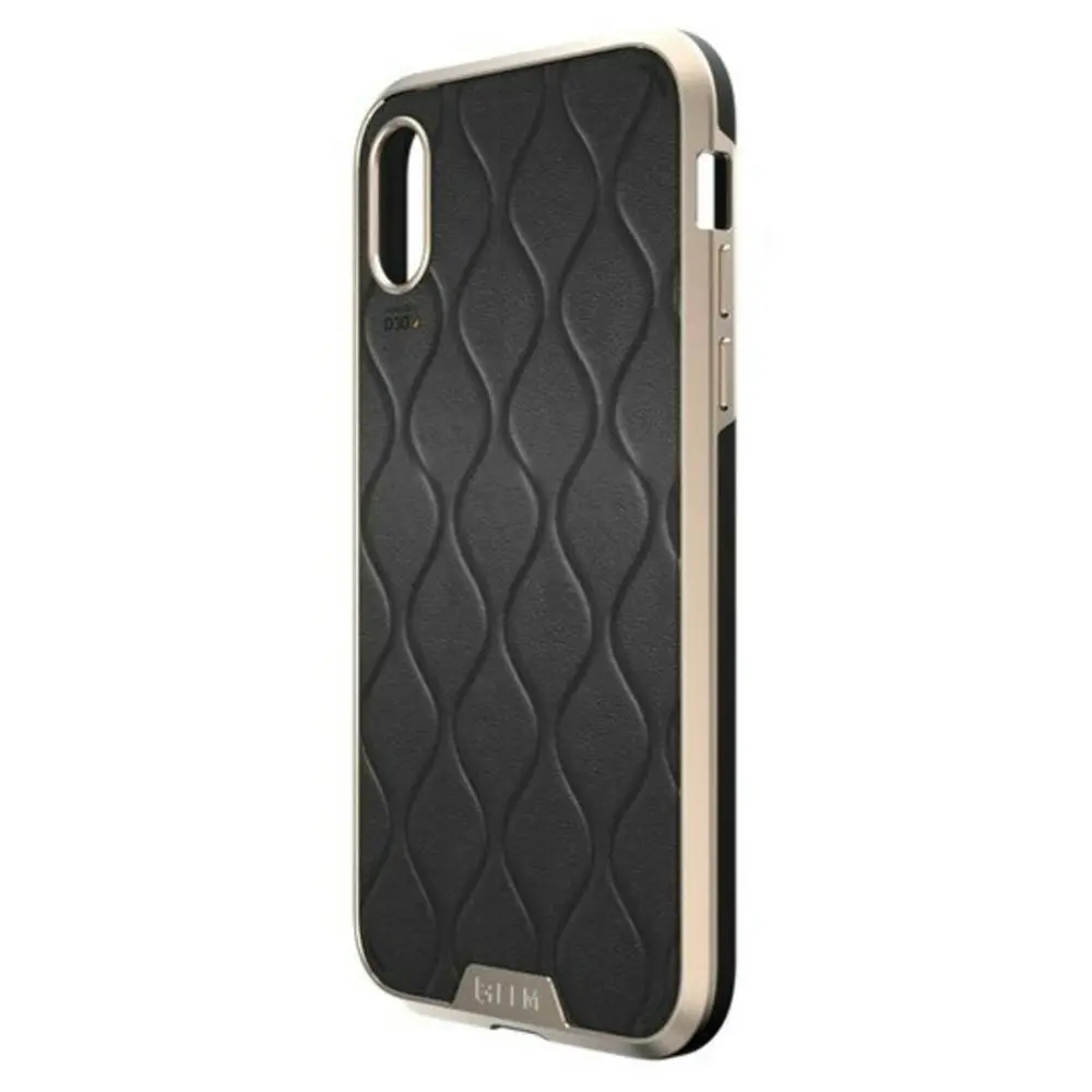 EFM Verona D30 Armour Case for iPhone XR 6.1'' - Gold/leather