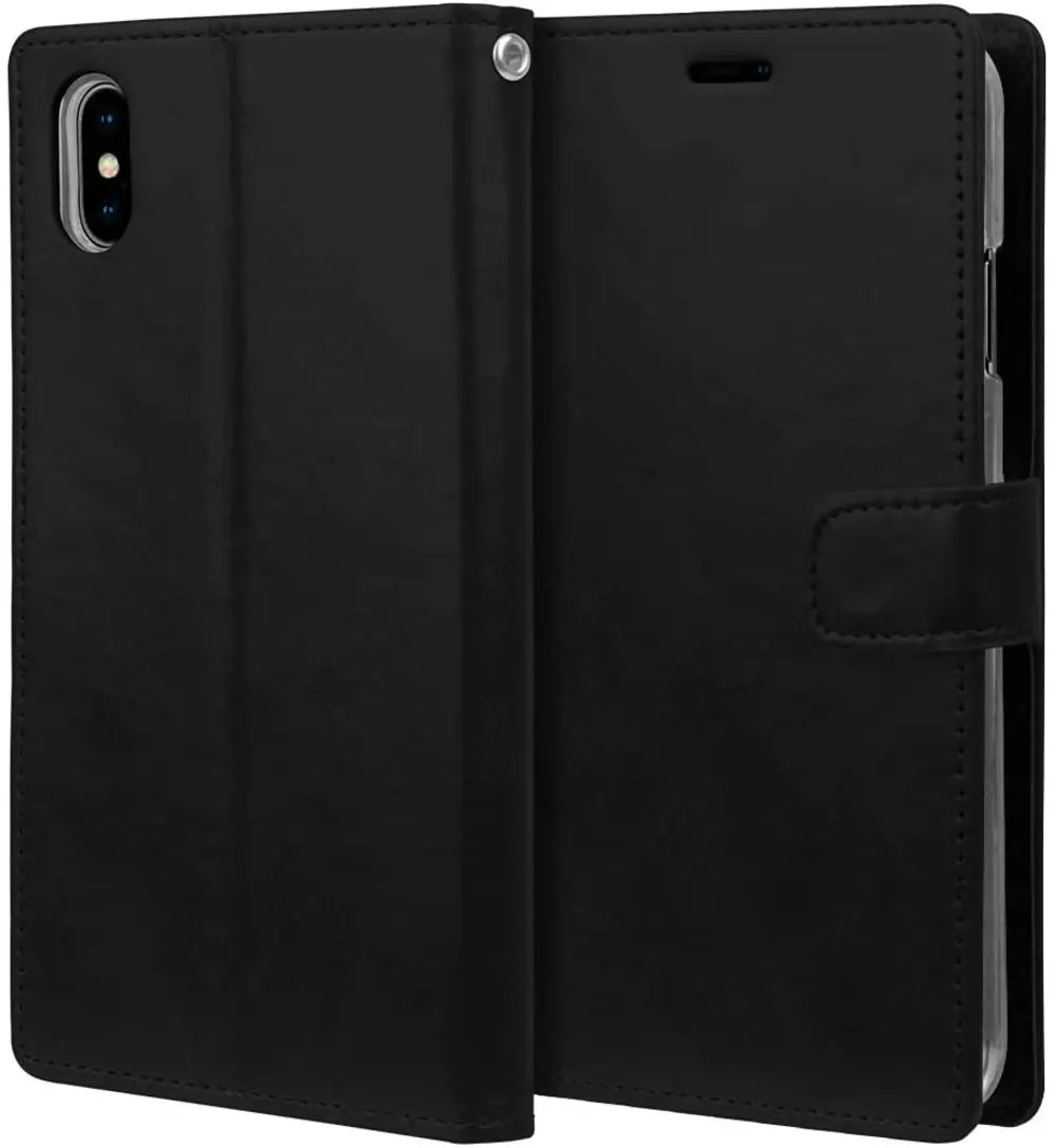 Bluemoon TPU Book Case For iPhone XS Max 6.5'' - Black