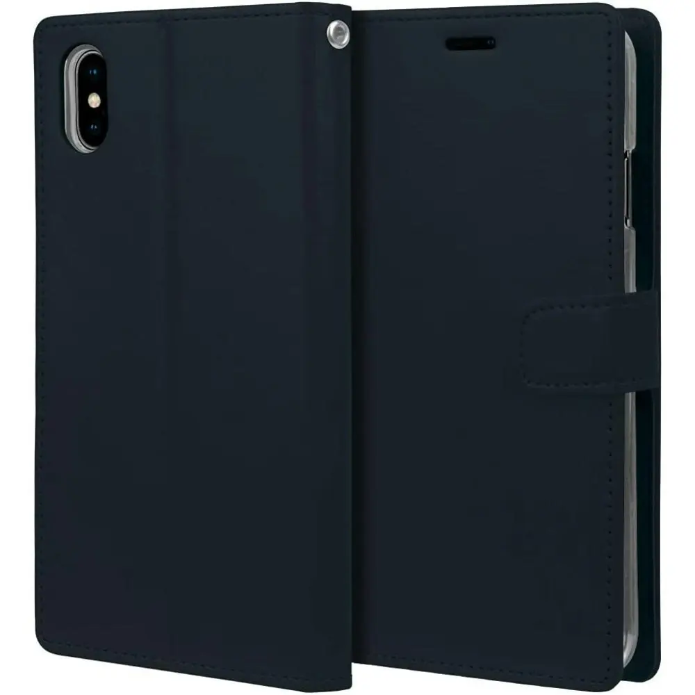 Bluemoon TPU Book Case For iPhone XS Max 6.5'' - Navy