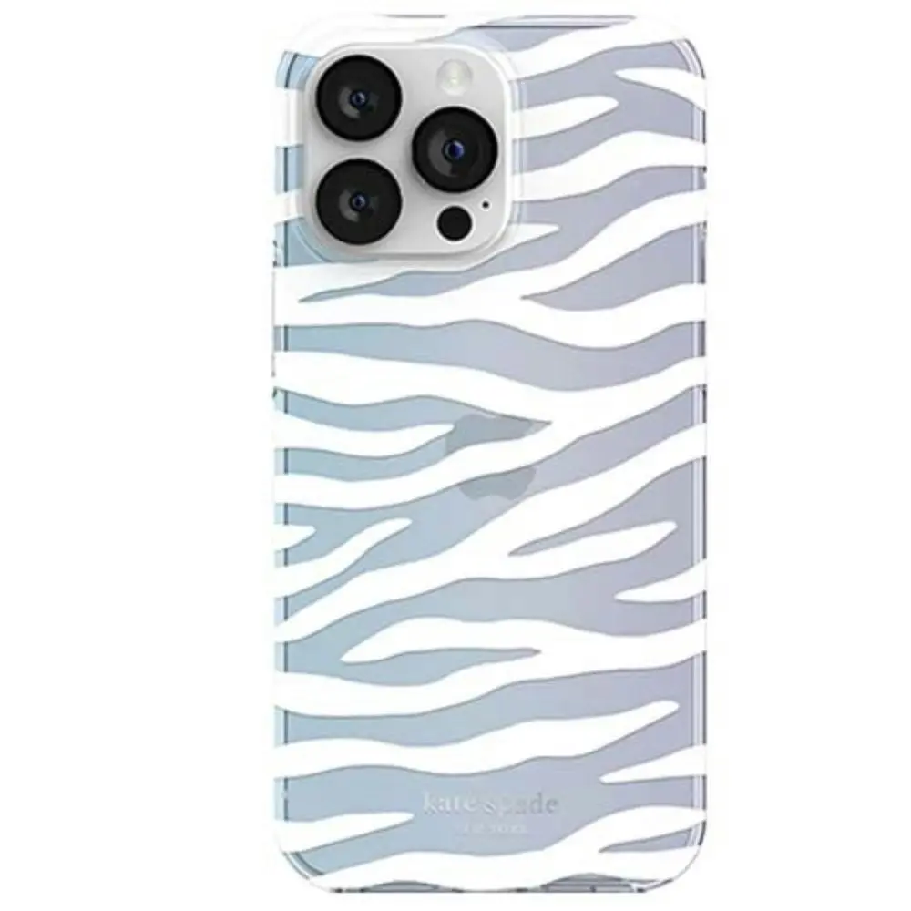 Kate Spade Hardshell Case - iPhone 14 Pro Max 6.7" - White Zebra