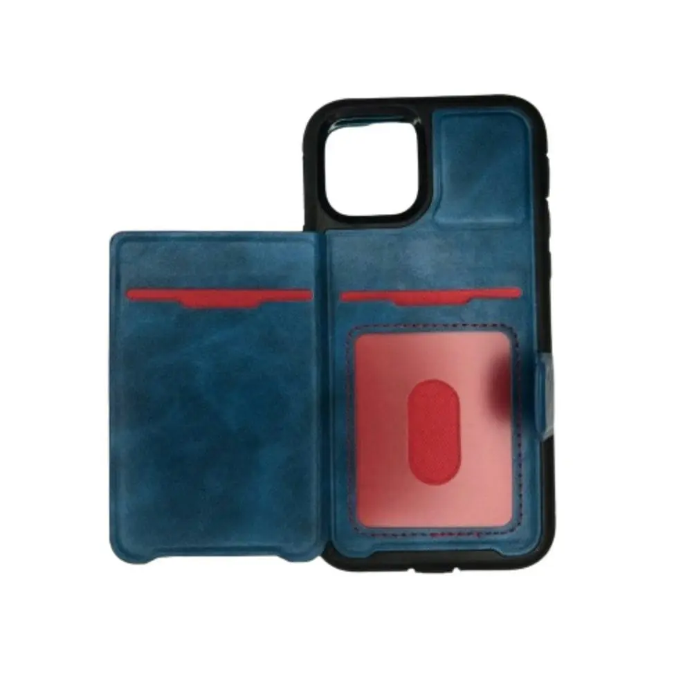 Hard Case With Card Slot For iPhone 11 Pro  5.8" - Blue