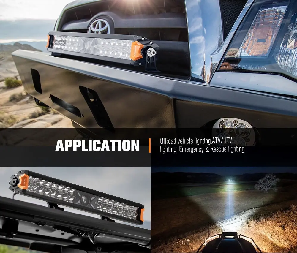 Rigel Series 22'' Osram Laser LED Light Bar 1Lux @ 1,016m 9,650 Lumens