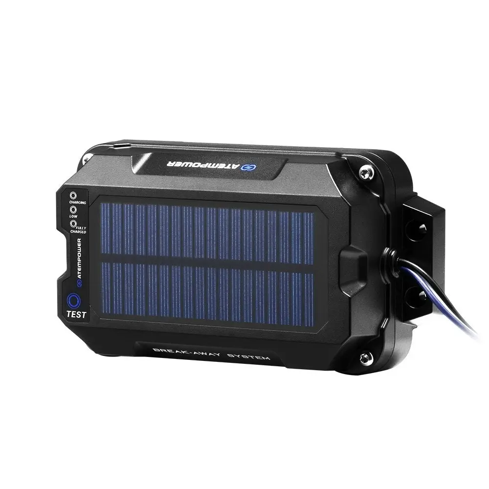 Atem Power Break Away System with Battery& Switch Solar Trailer Camper Electric