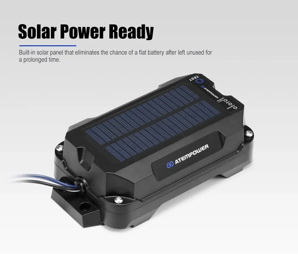 Atem Power Break Away System with Battery& Switch Solar Trailer Camper Electric