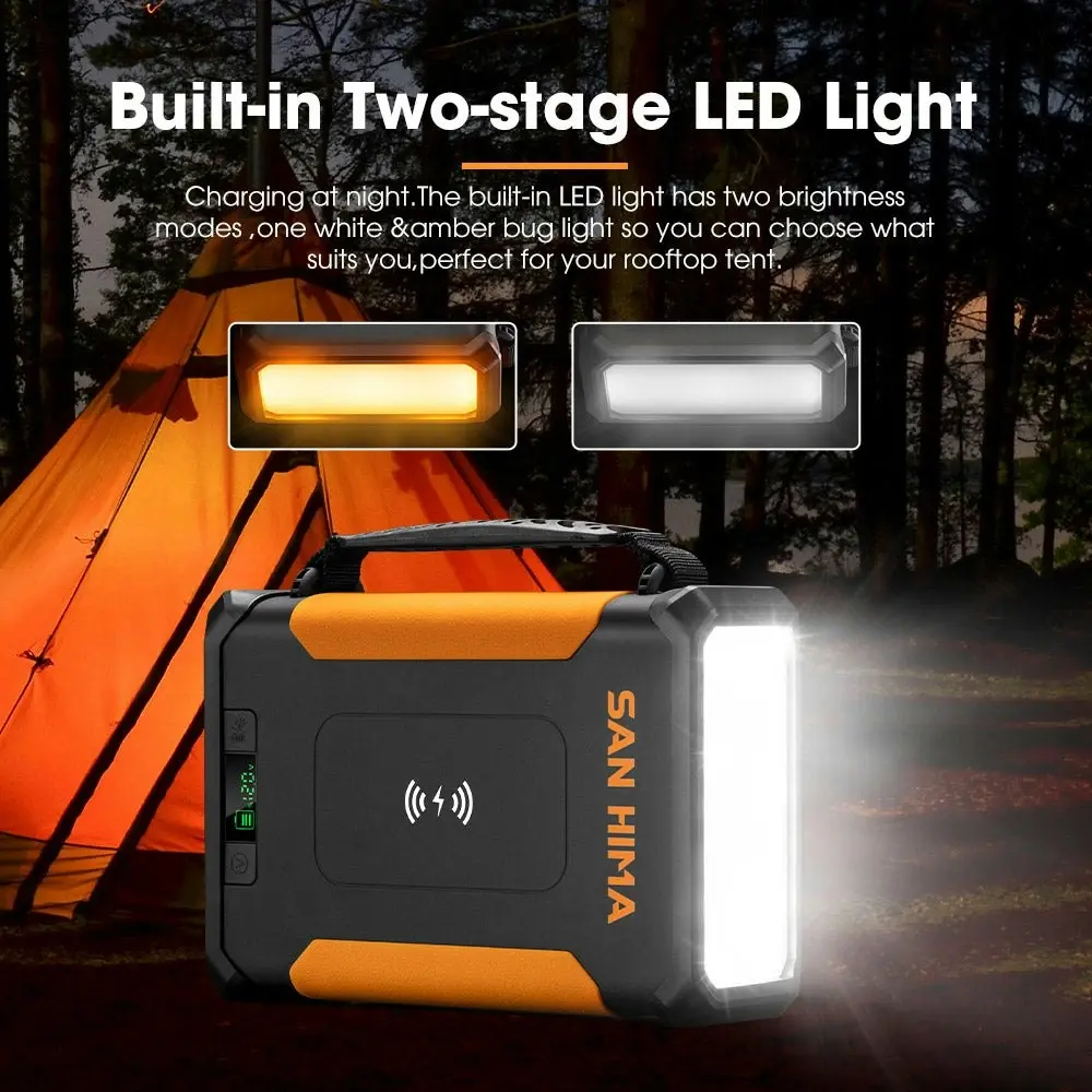 San Hima 24Ah Lithium Portable Power Pack Build-in LED Lights Outdoor Camping