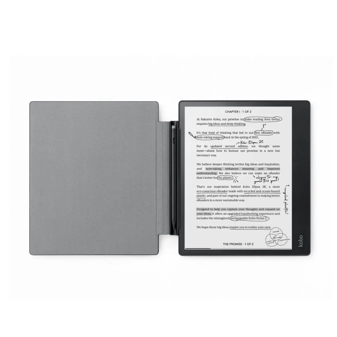 Kobo Elipsa 2E Sleepcover - Black