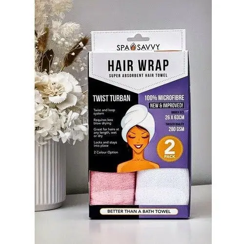 Spa Savvy Hair Wrap Towel