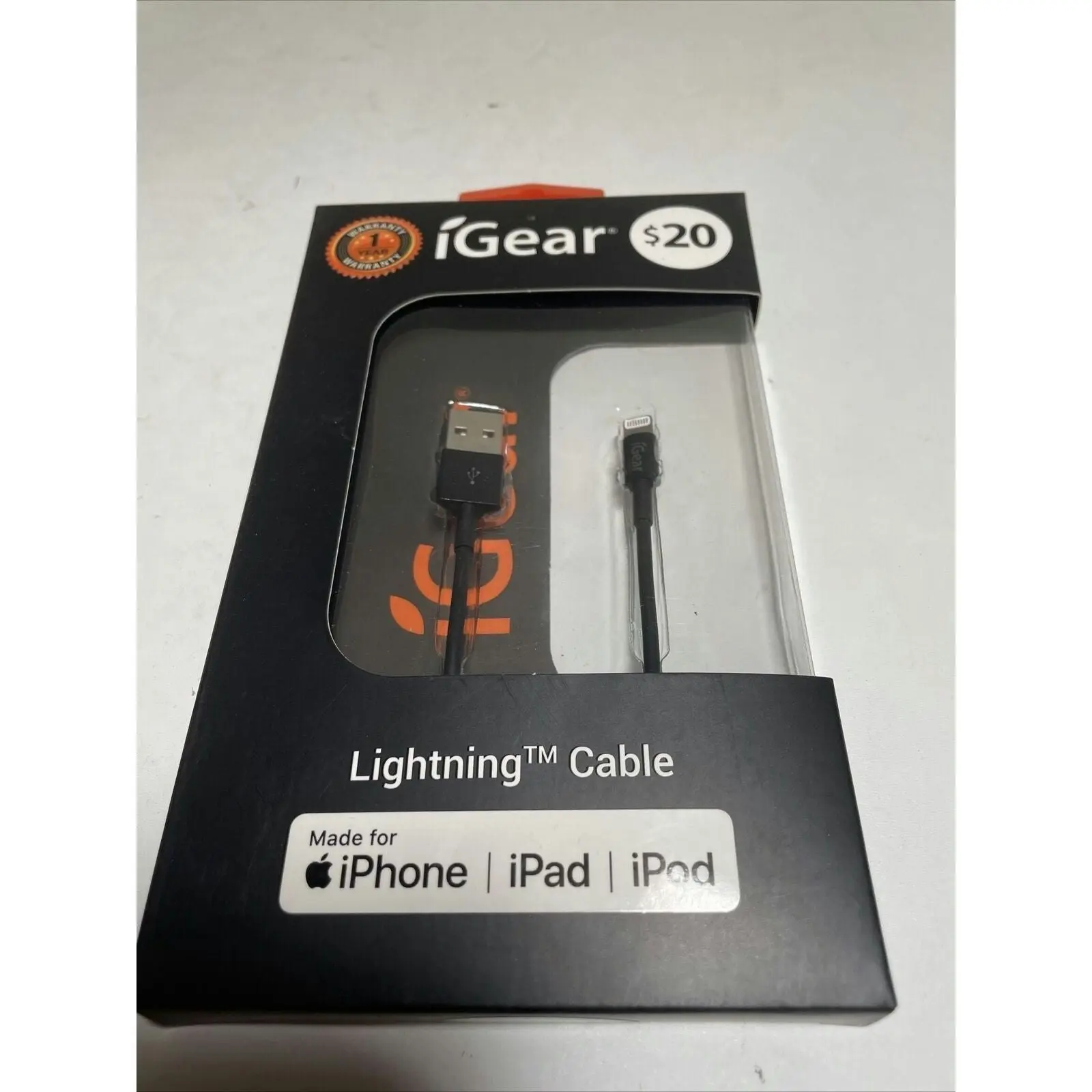 iGear iPhone Charging Cable - Black