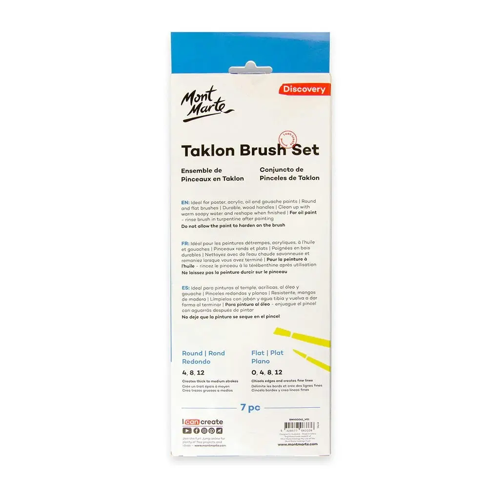 Mont Marte - Taklon Brush Set