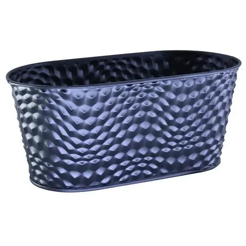 Metal Planter Tub Textured Finish - Medium