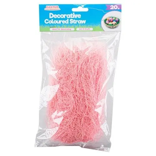 Coloured Decorative Shredded Straw