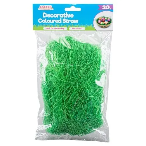 Coloured Decorative Shredded Straw