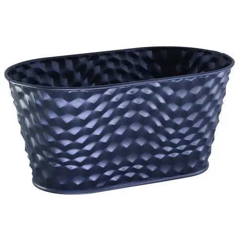 Metal Planter Tub Textured Finish Small