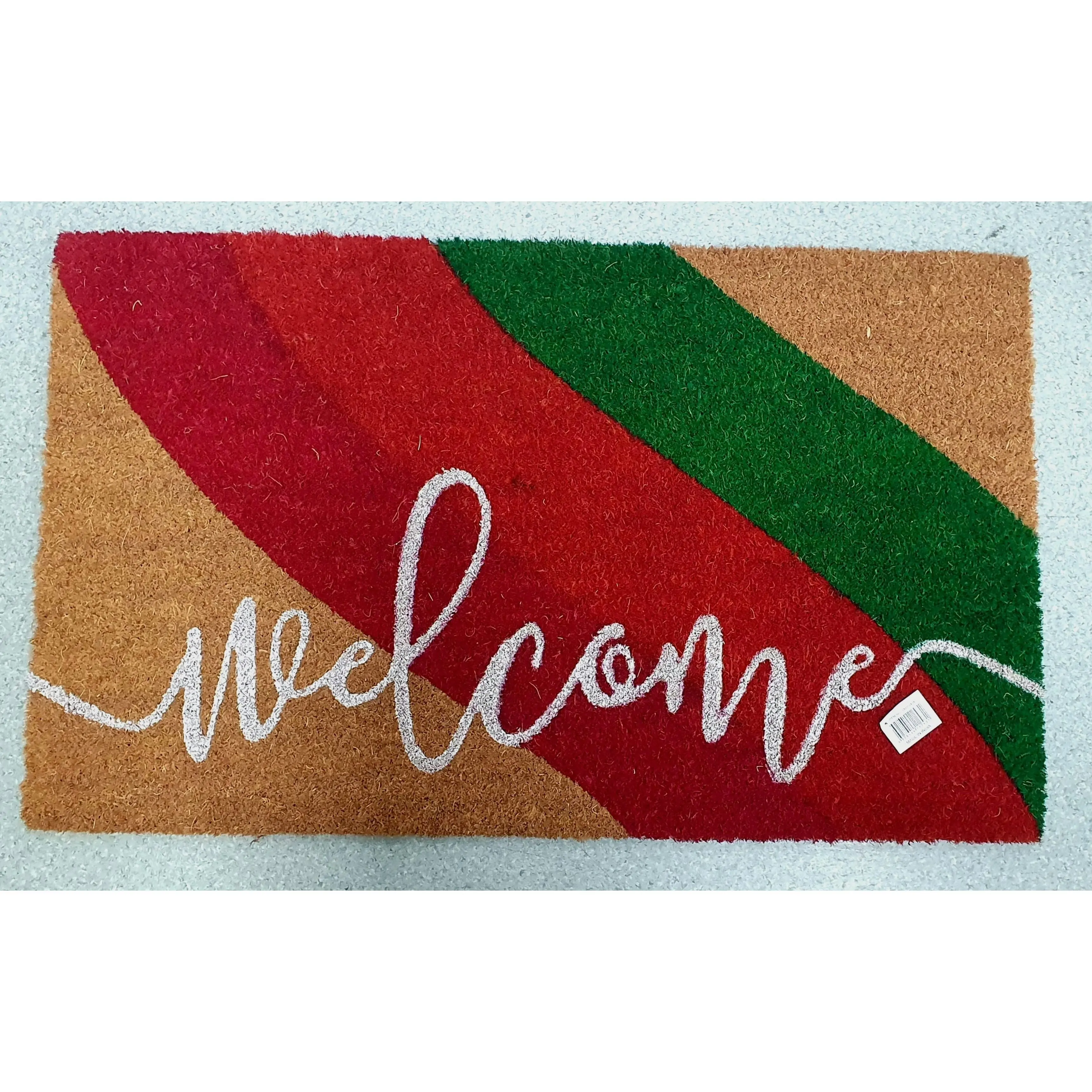 Coir Door Mat - Rainbow