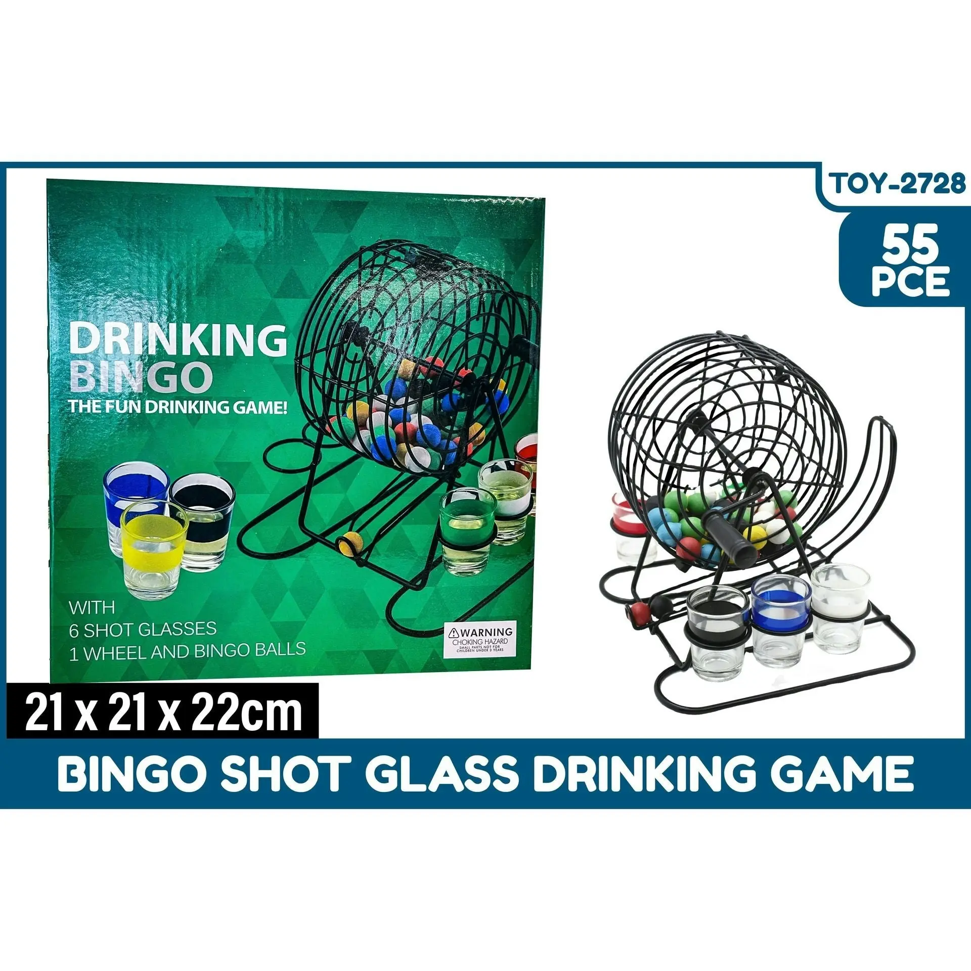 Bingo Shot Glass Adult Party Drinking Game