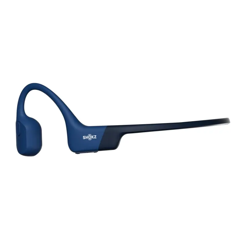 SHOKZ Openrun Bone Conduction Sports Bluetooth Headphones - Blue