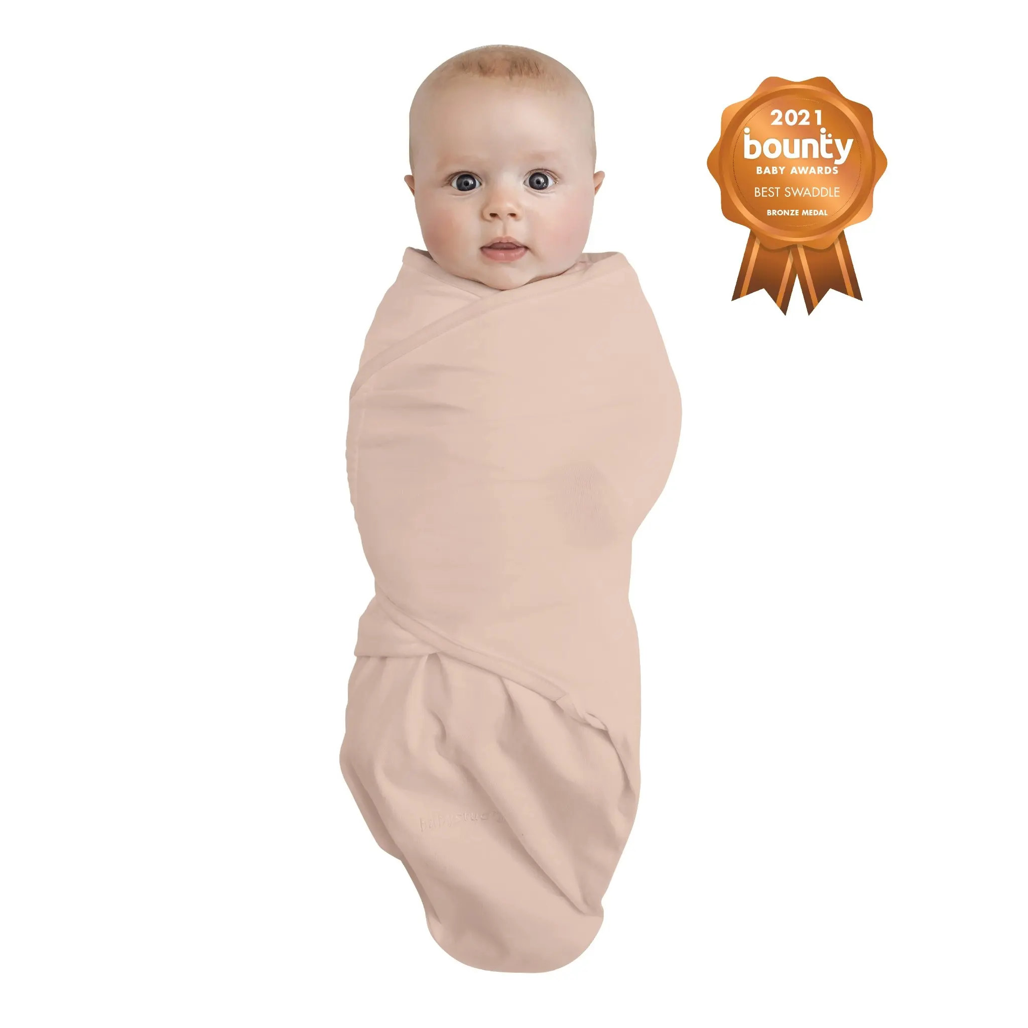 babystudio Dusty Pink Bamboo SwaddleWrap 0.5 TOG