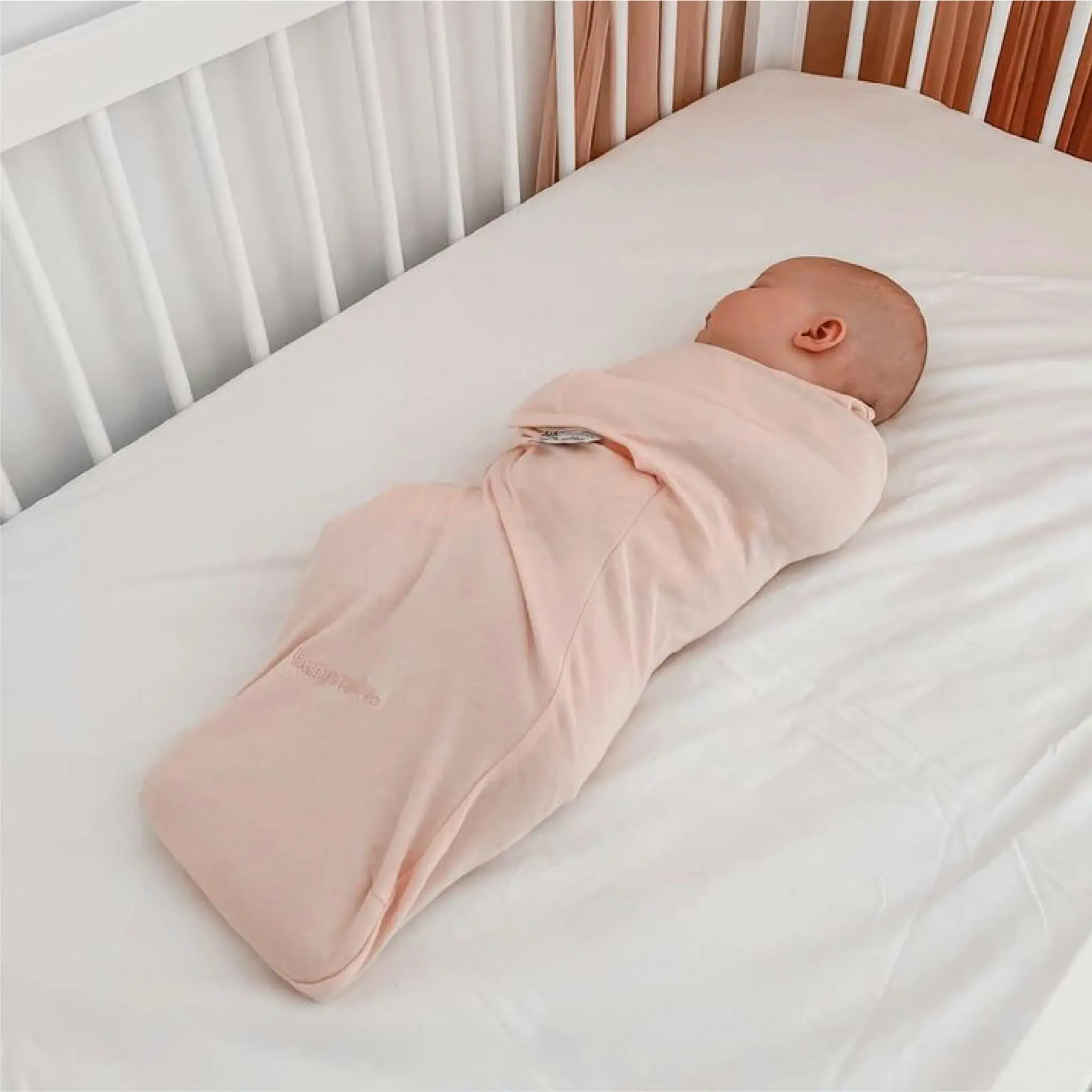 babystudio Dusty Pink Bamboo SwaddleWrap 0.5 TOG