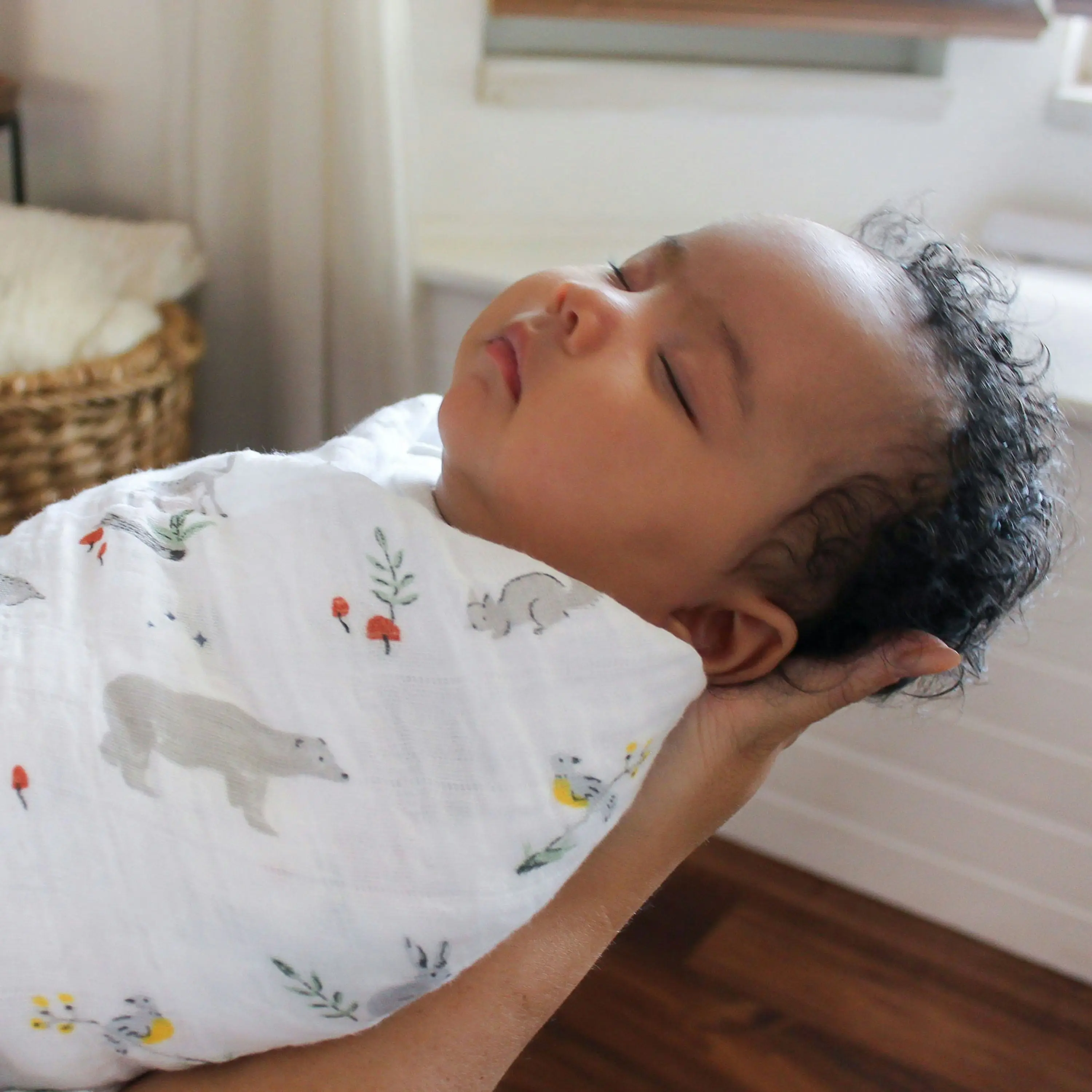 Aden + Anais naturally 4-pack muslin swaddles