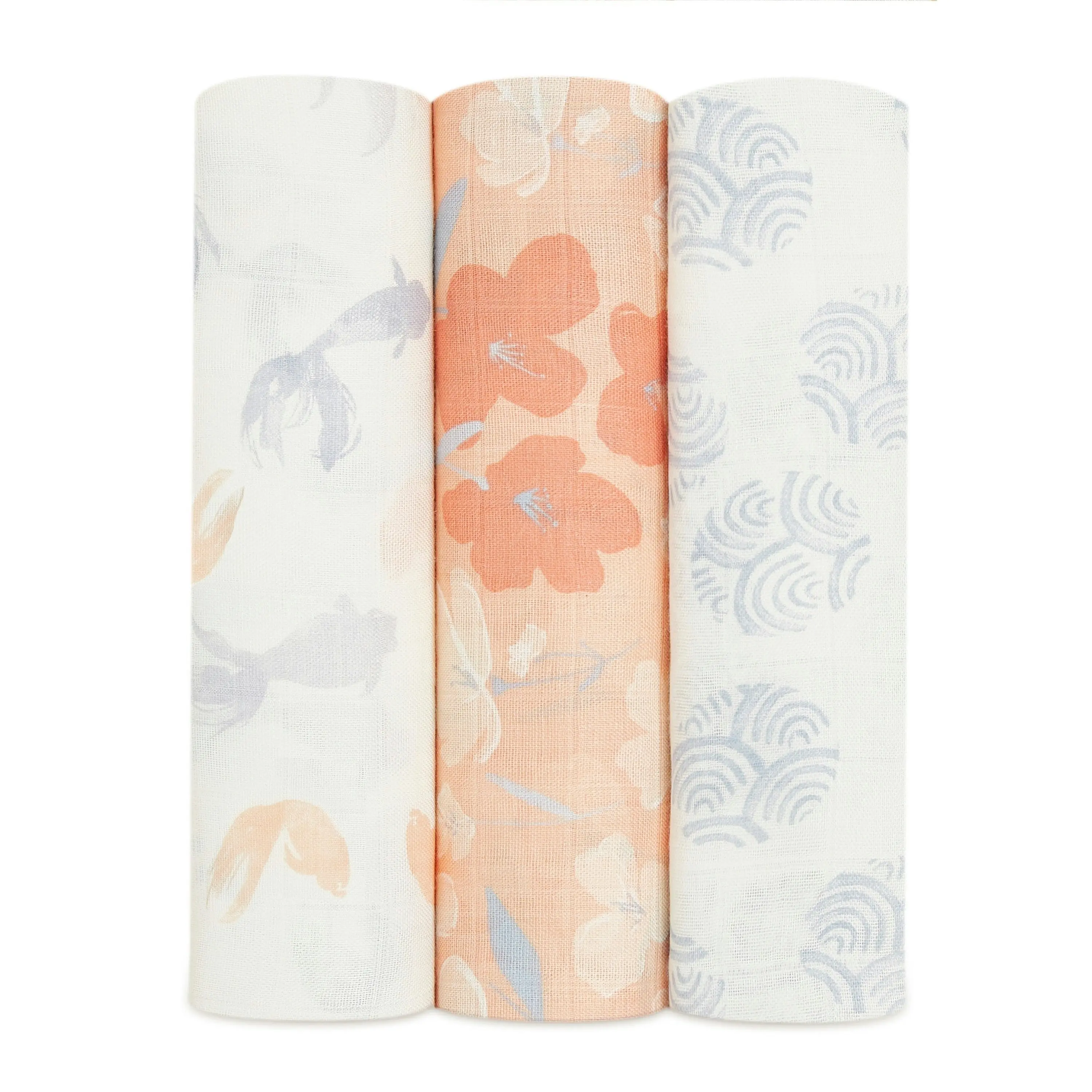 Aden + Anais Koi Pond 3-Pack Silky Soft Swaddles