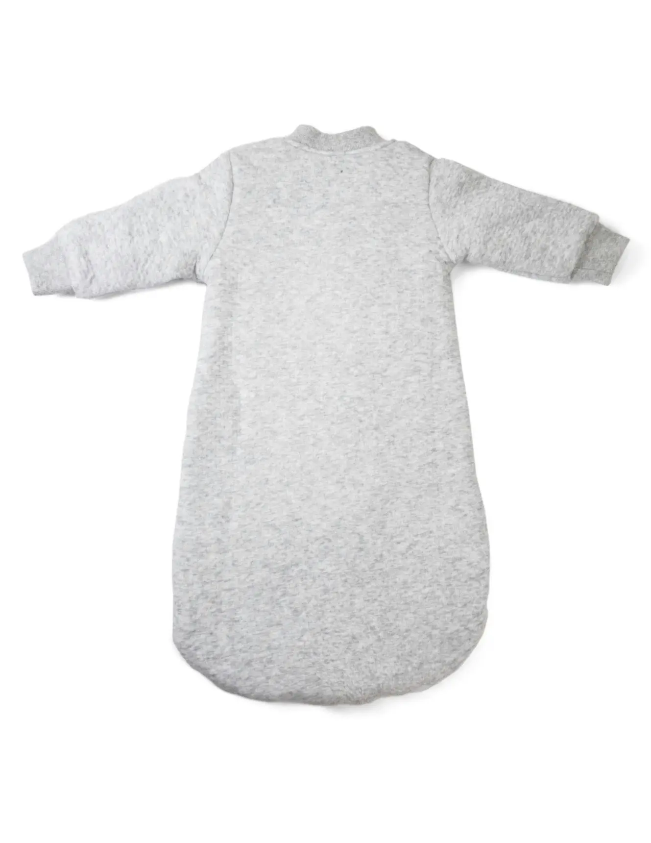 babystudio sleeping bag cotton with arms 3.0 TOG - grey marle/grey lines